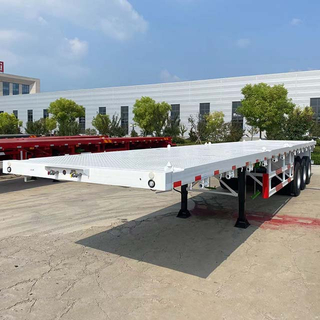 China Tri Axle Flat Bed Trailer