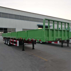 3 Axle 60 Ton Open Top Trailer for Sale 