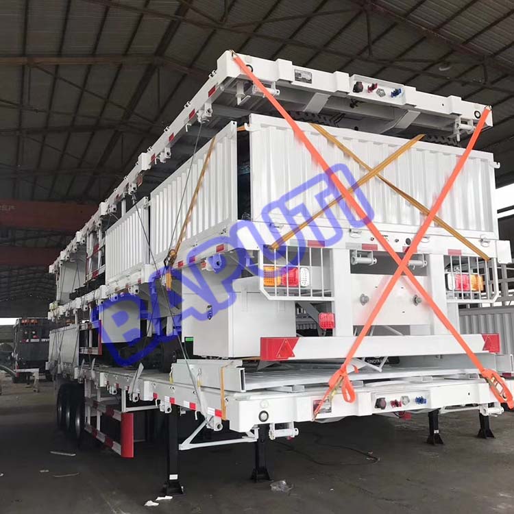 3 Axle Fence Truck Trailer