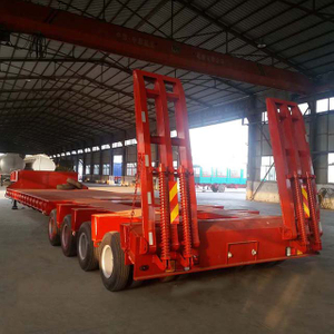 150 Ton 4 Line 8 Axle Low Bed Trailer for Sale