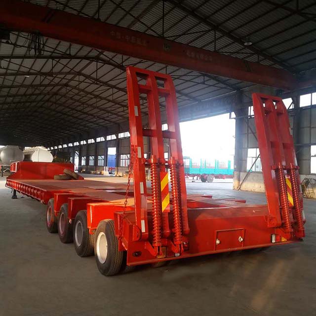 150 Ton 4 Line 8 Axle Low Bed Trailer for Sale