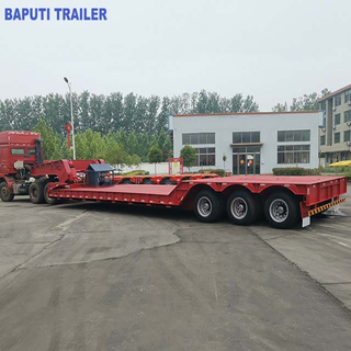 100 Ton 3 Line 6 Axle Detachable Gooseneck Low Bed Trailer for Sale