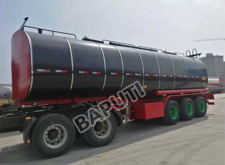 3 axle asphalt tanker trailer