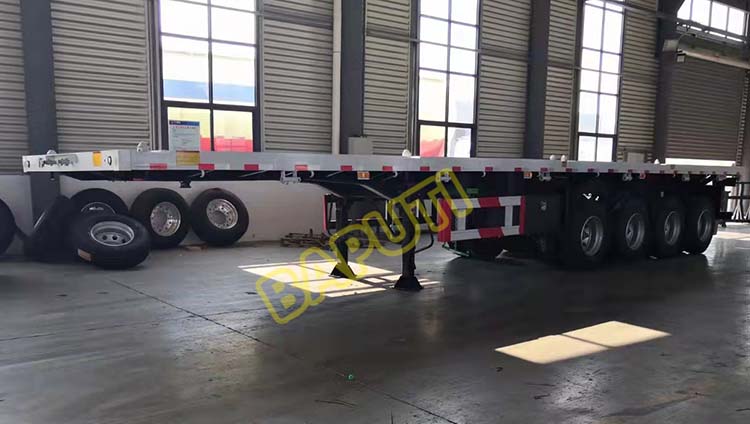 4 Axle 48 ft Flatbed Trailer for Sale