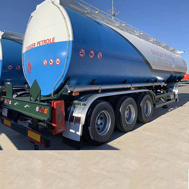 China 45000 Liters Aluminum Fuel Tanker Trailer