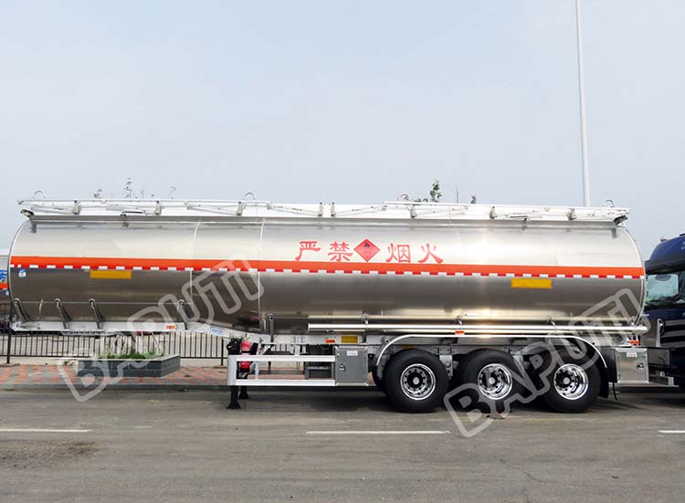 Aluminum Oil Tanker Semi Trailer