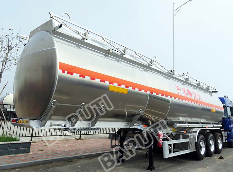 Aluminum Oil Tanker Semi Trailer for sale in Congo