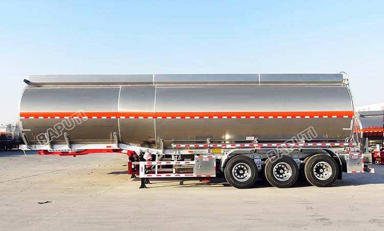 Tri Axle Aluminum Fuel Tanker for sale in Rwanda