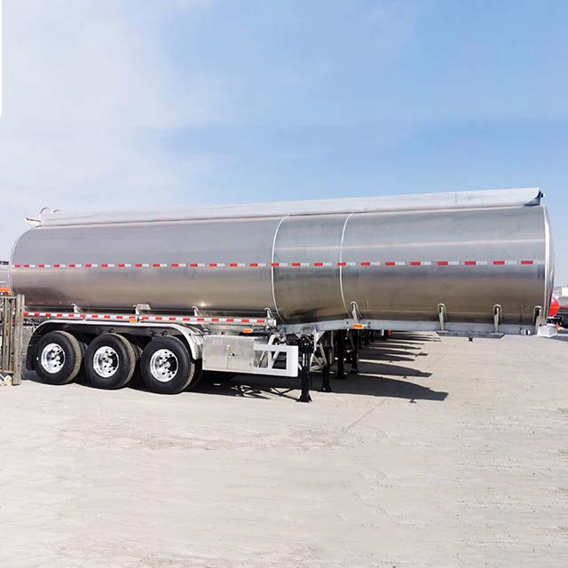 Tri Axle Aluminum Fuel Tanker Trailer