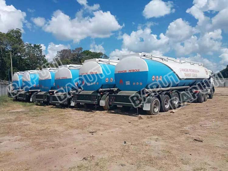 42000 liters fuel tanker trailer for sale in Tanzania